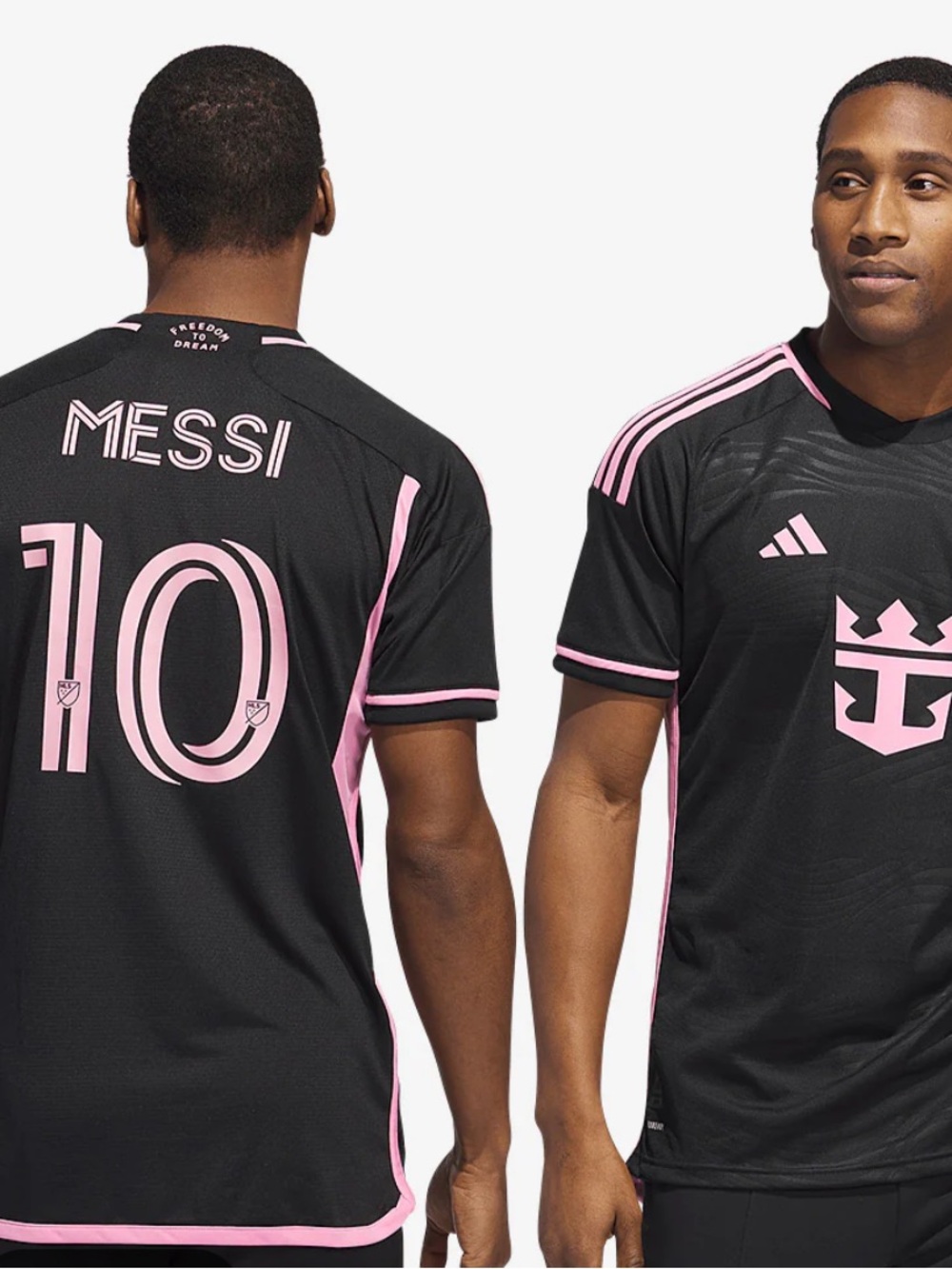 adidas Inter Miami Black & Pink Messi #10 Replica Jersey